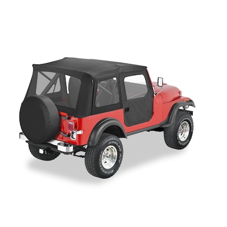 Bestop Supertop Classic Squareback Soft Tops For Jeep 1955-1975 CJ5 Clear 51595-01